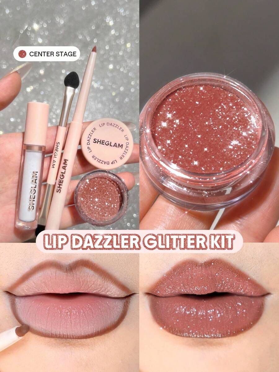 Kit SHEGLAM - Lip Dazzler Glitter