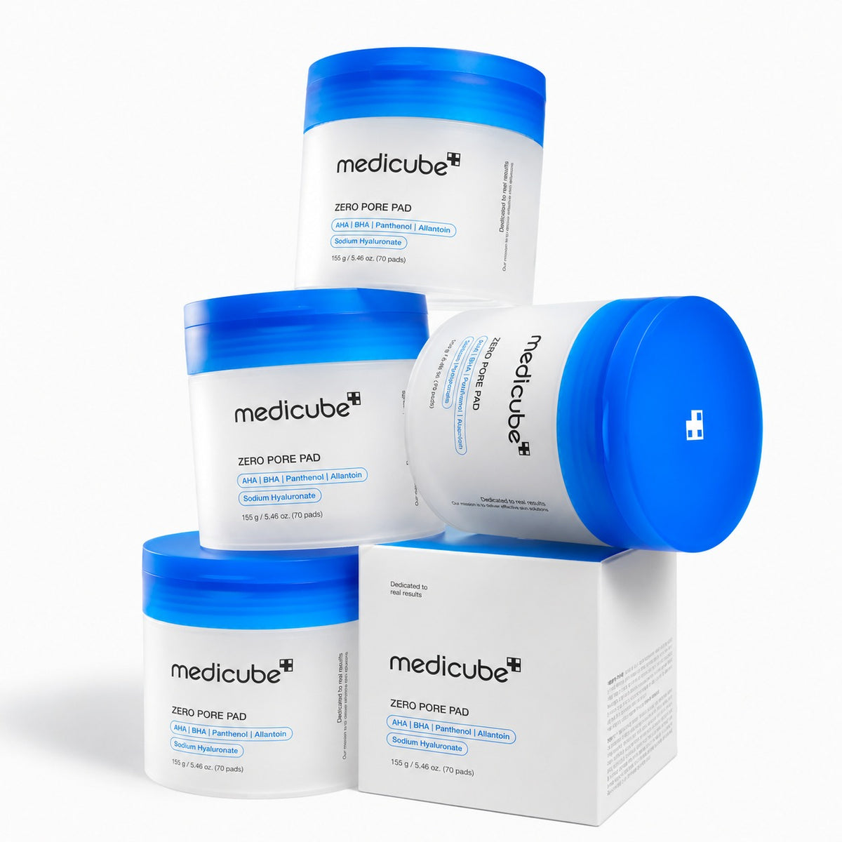 Toallitas Limpiadoras Medicube Zero Pore Pad 2.0 para Poros - 70 unidades