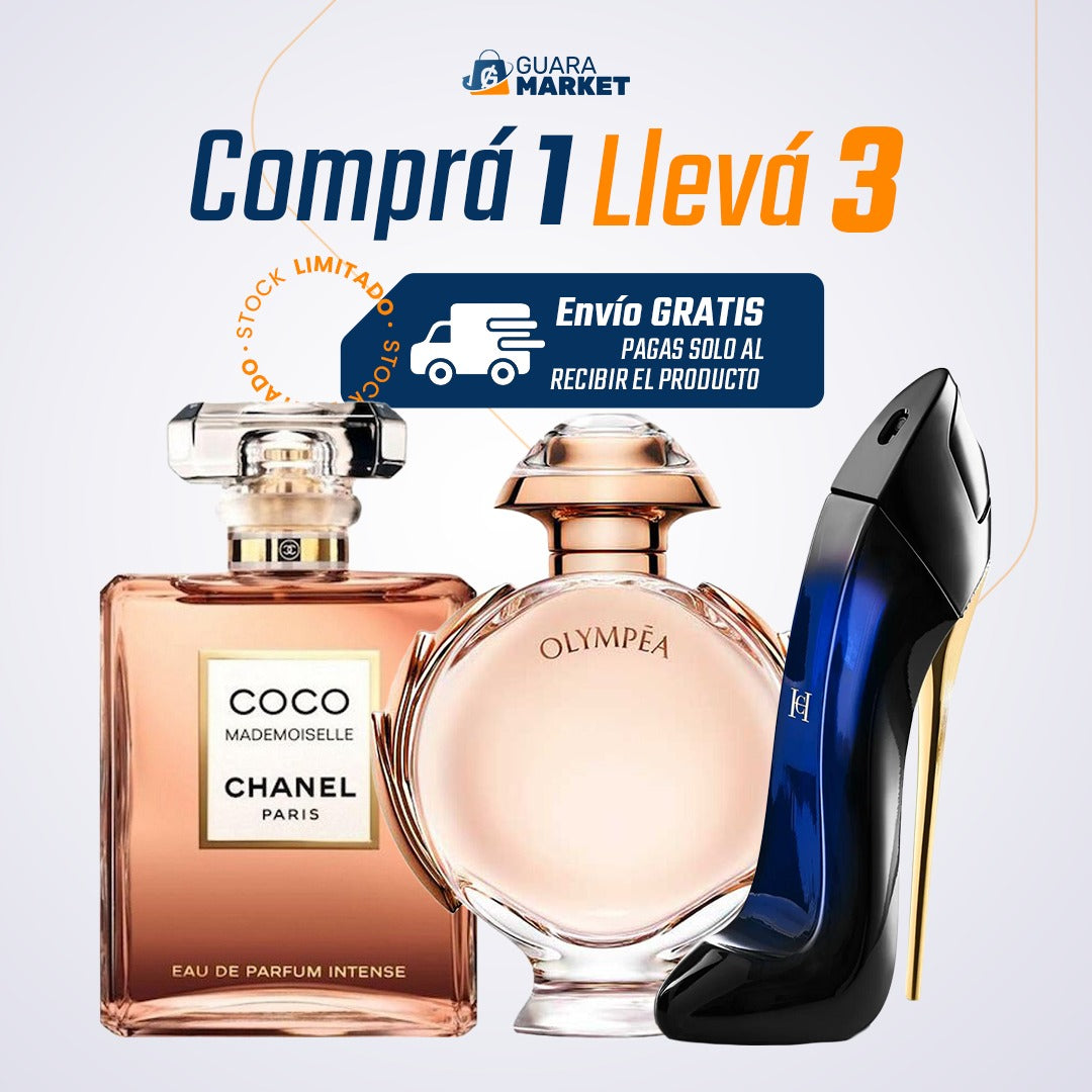 PROMO: 3 fragancias icónicas al precio de 1 - COCO, GG y OL.