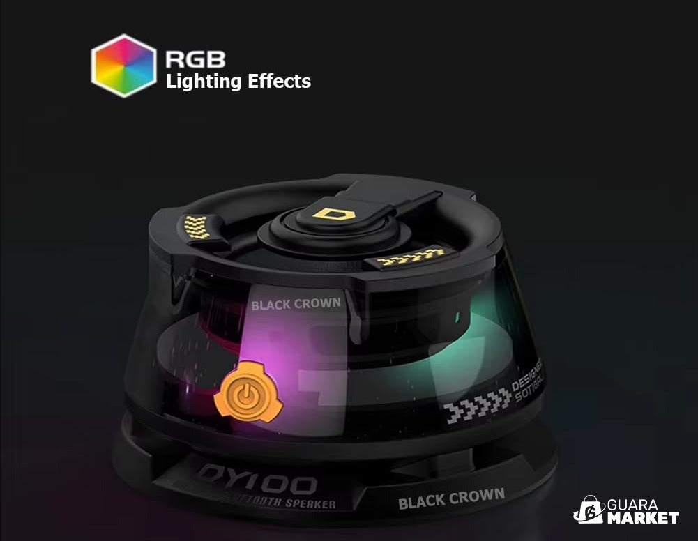 Parlante Magnético con Luces RGB y Bluetooth