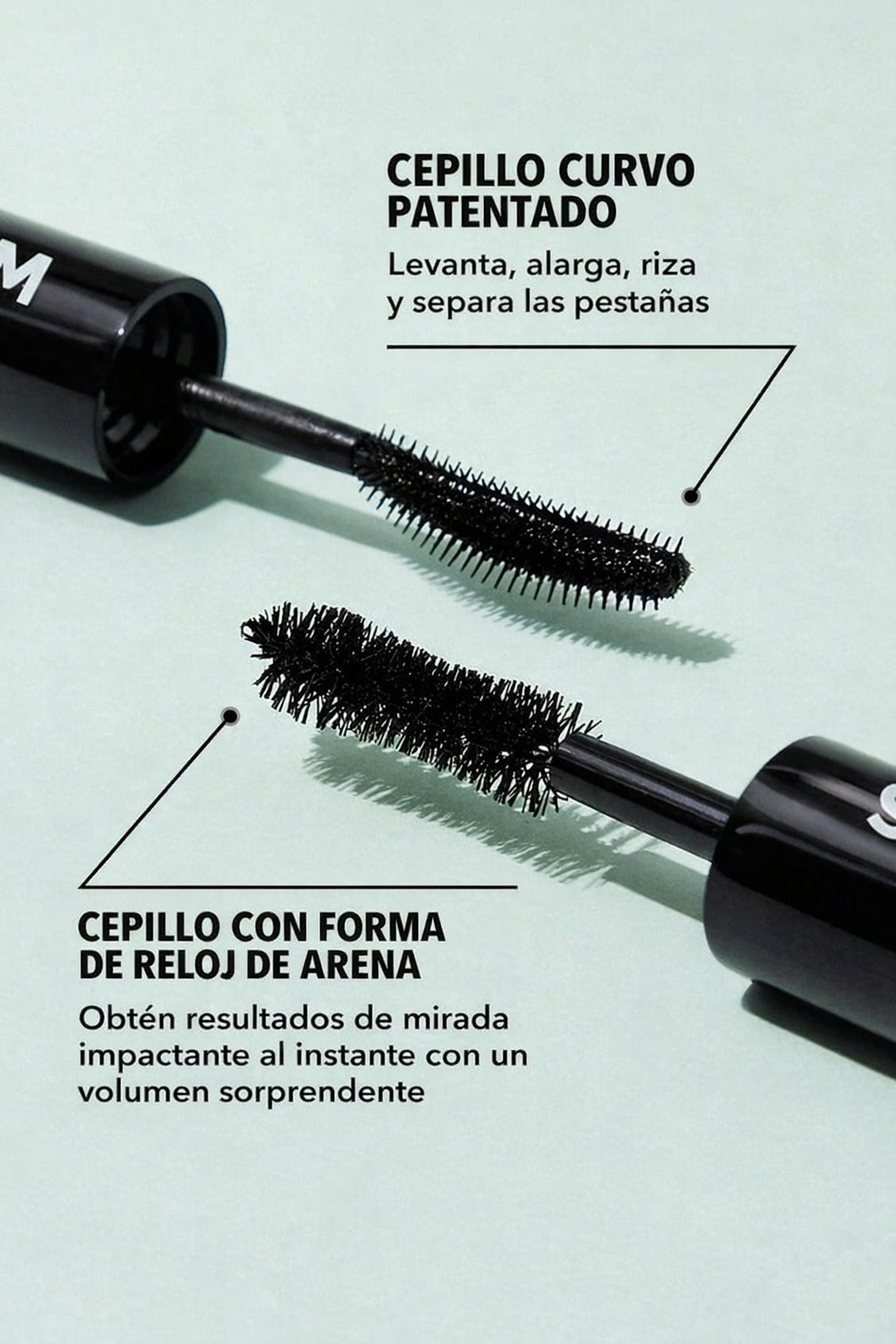 Máscara de Pestañas Sheglam Volume & Length 2 en 1