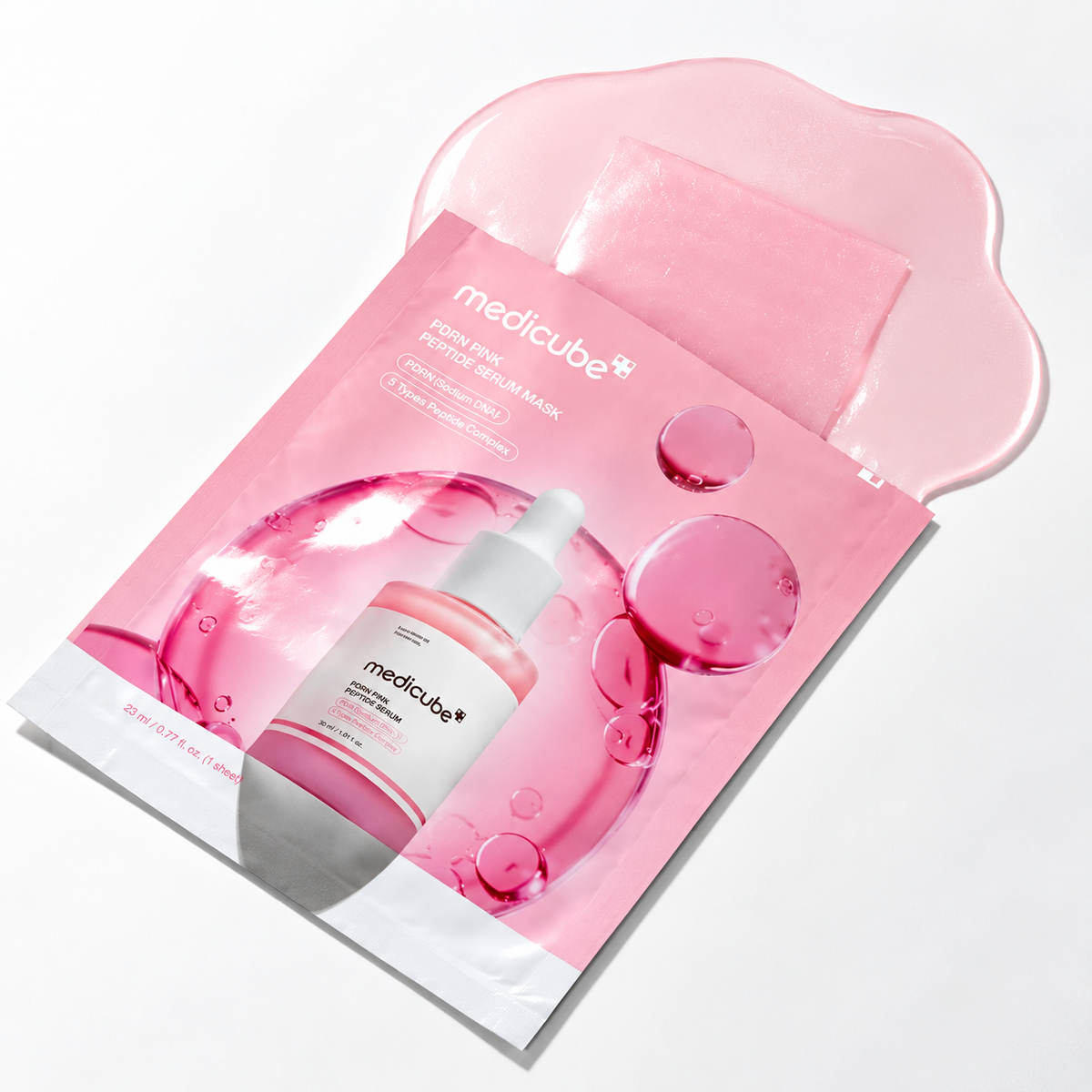 Mascarilla Facial Medicube PDRN Pink Peptide - Pack 6 Unidades