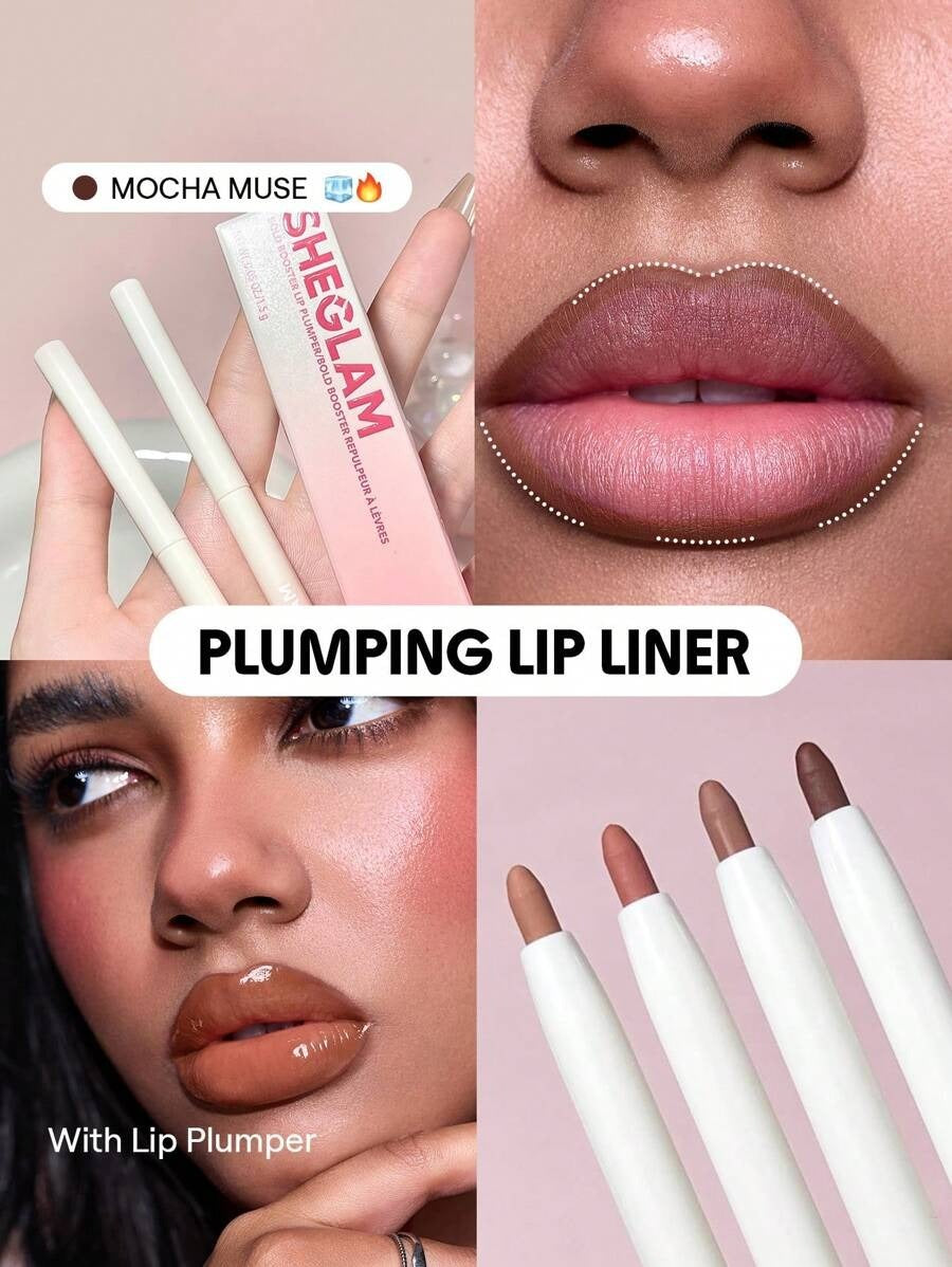 Kit Sheglam - Gloss Voluminizador + Delineador de labios