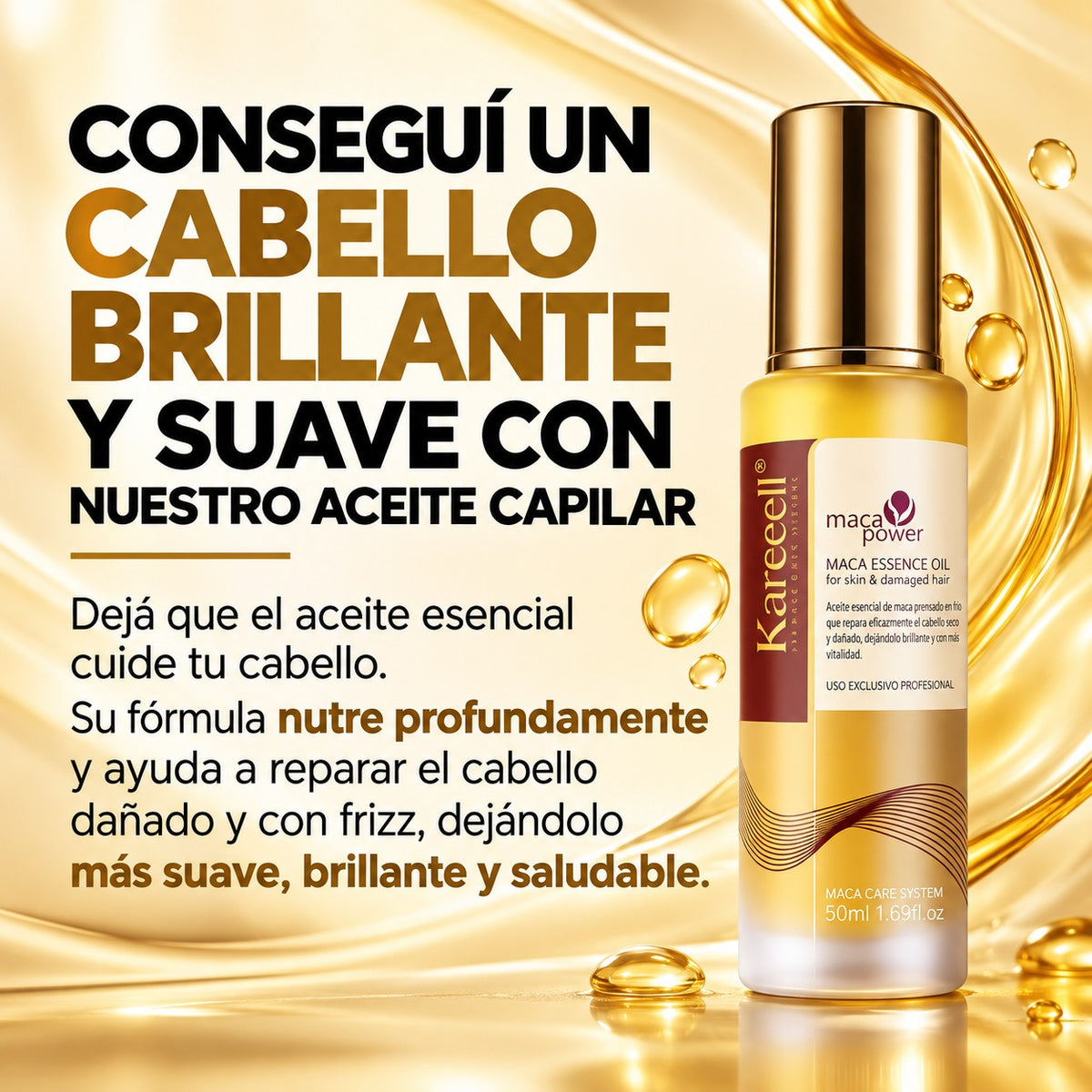 Aceite Capilar Karseell Maca Essence Oil - 50mL
