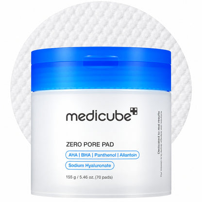 Toallitas Limpiadoras Medicube Zero Pore Pad 2.0 para Poros - 70 unidades