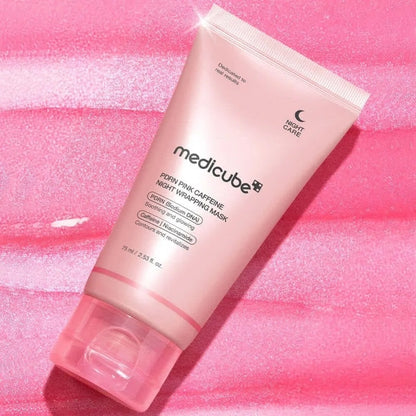 Mascarilla Facial Nocturna Medicube PDRN Pink Caffeine Wrapping - 75mL