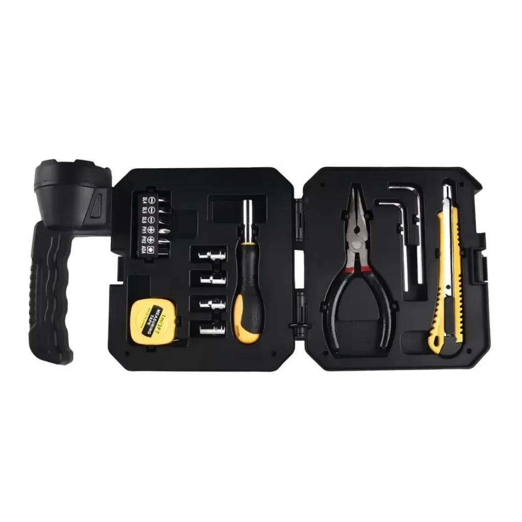 PROMO: Kit de Herramientas 3 en 1: ¡Linterna + Cargador + Funcionalidad Total