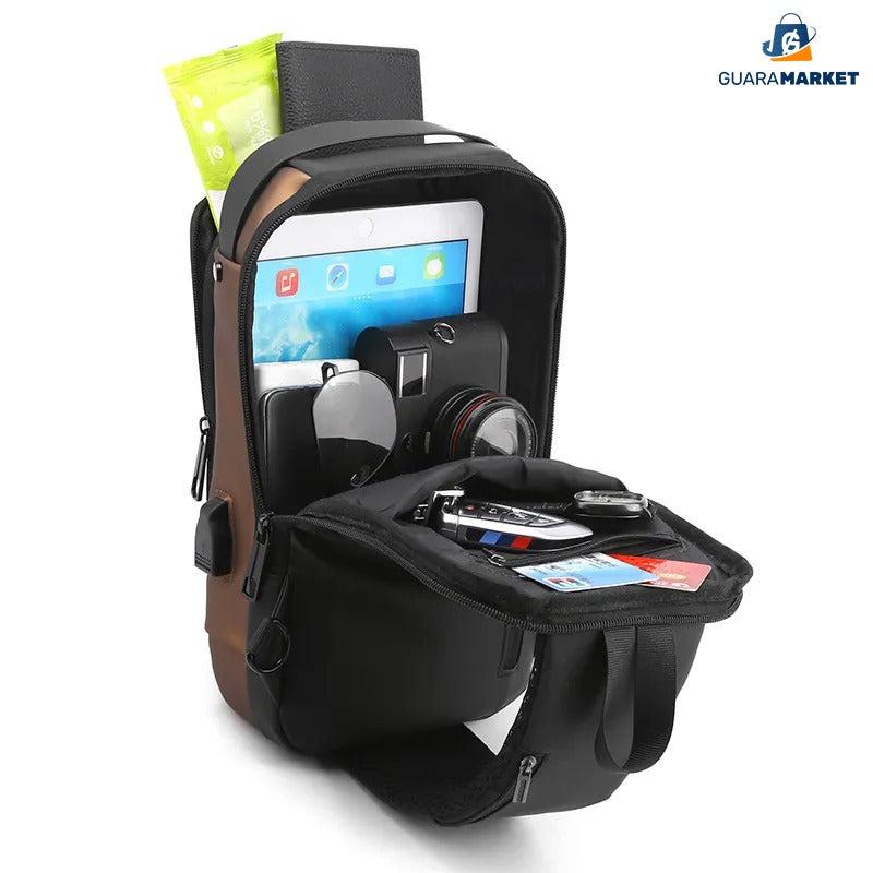 🎒 SlimGuard™: tu mochila antirrobo, impermeable y con USB para el día a día 💪🔋