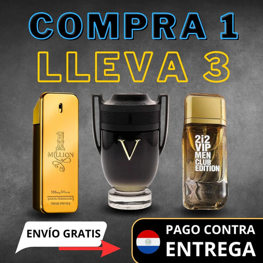 3 Perfumes al Precio de 1 – ¡Llévate el combo más deseado! 100 ML