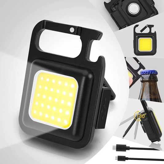 Mini Linterna LED Recargable 3 en 1