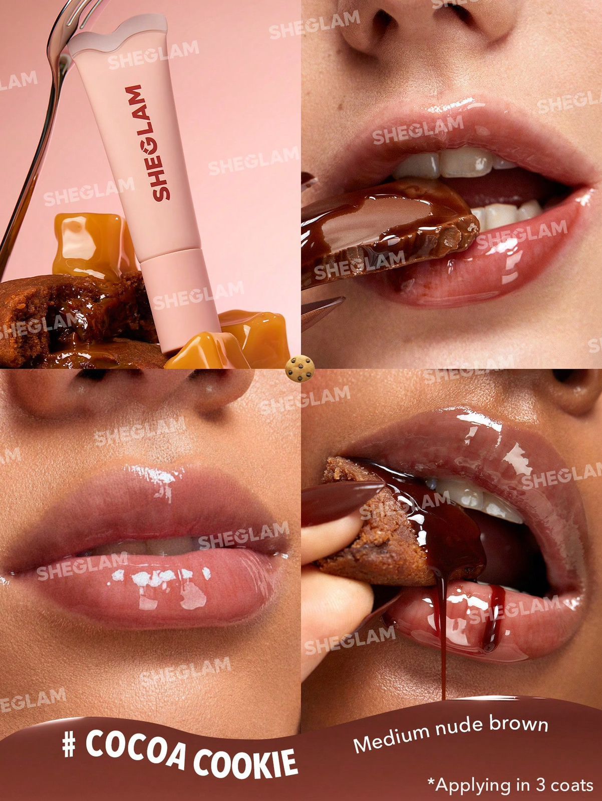 Labial hidratante Crystal Glaze Sheglam