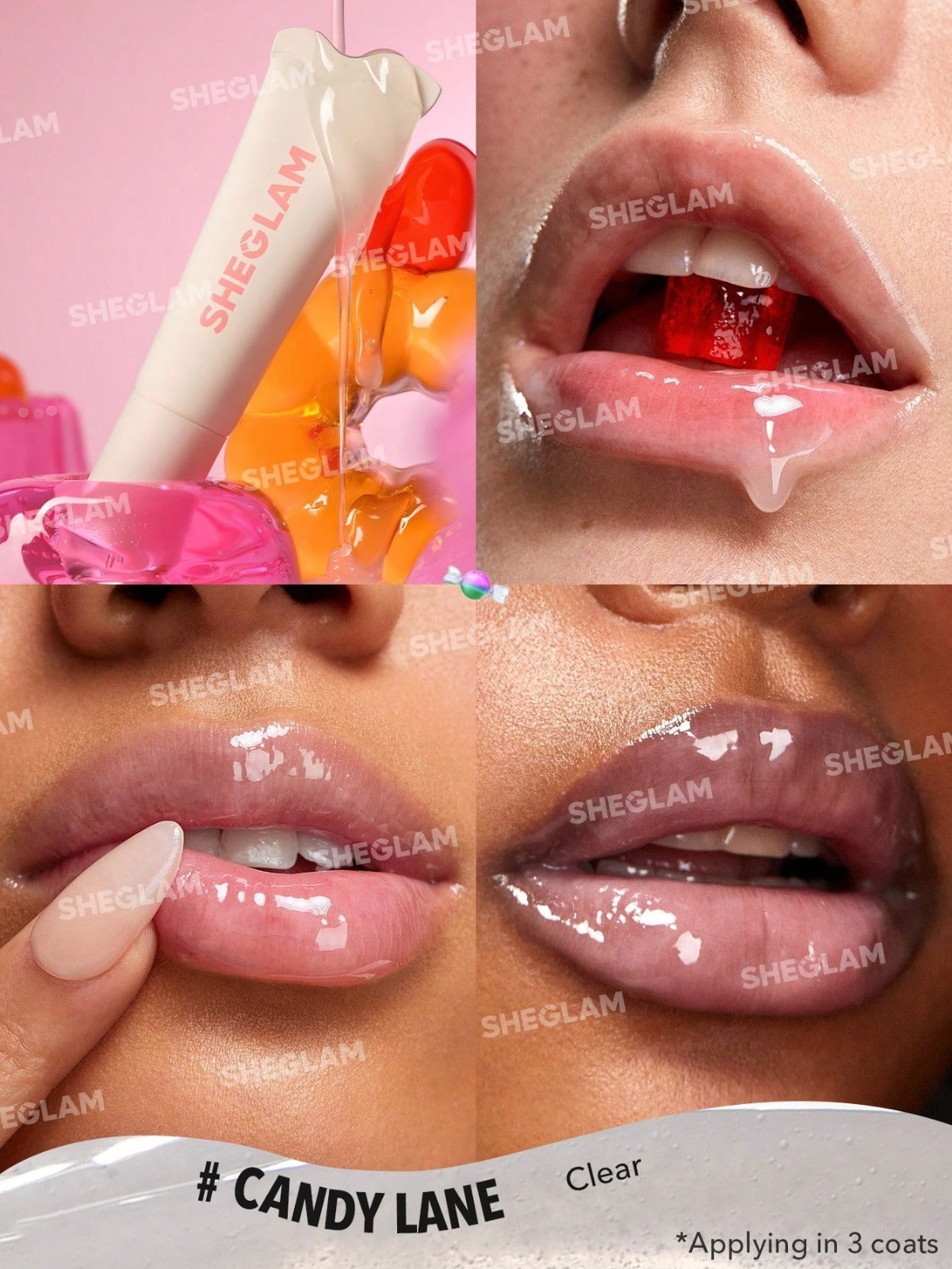Labial hidratante Crystal Glaze Sheglam