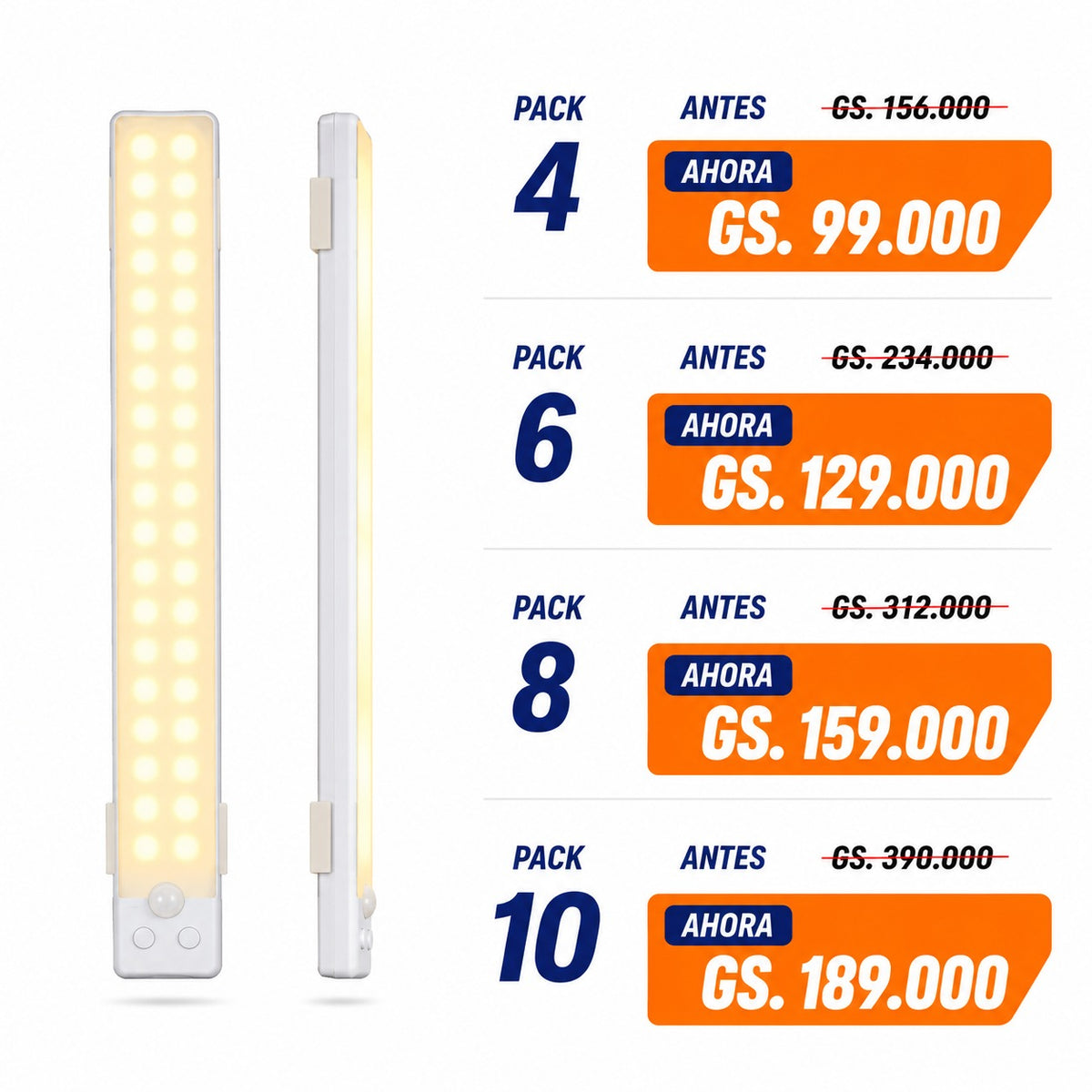 Luces LED con Sensor de Movimiento