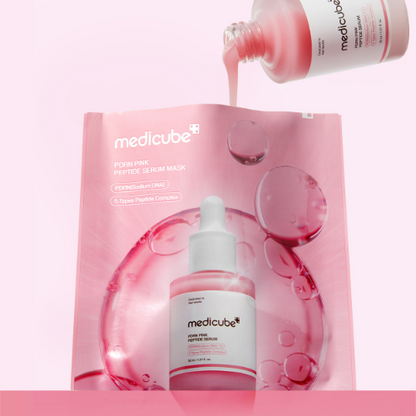 Mascarilla Facial Medicube PDRN Pink Peptide - Pack 6 Unidades