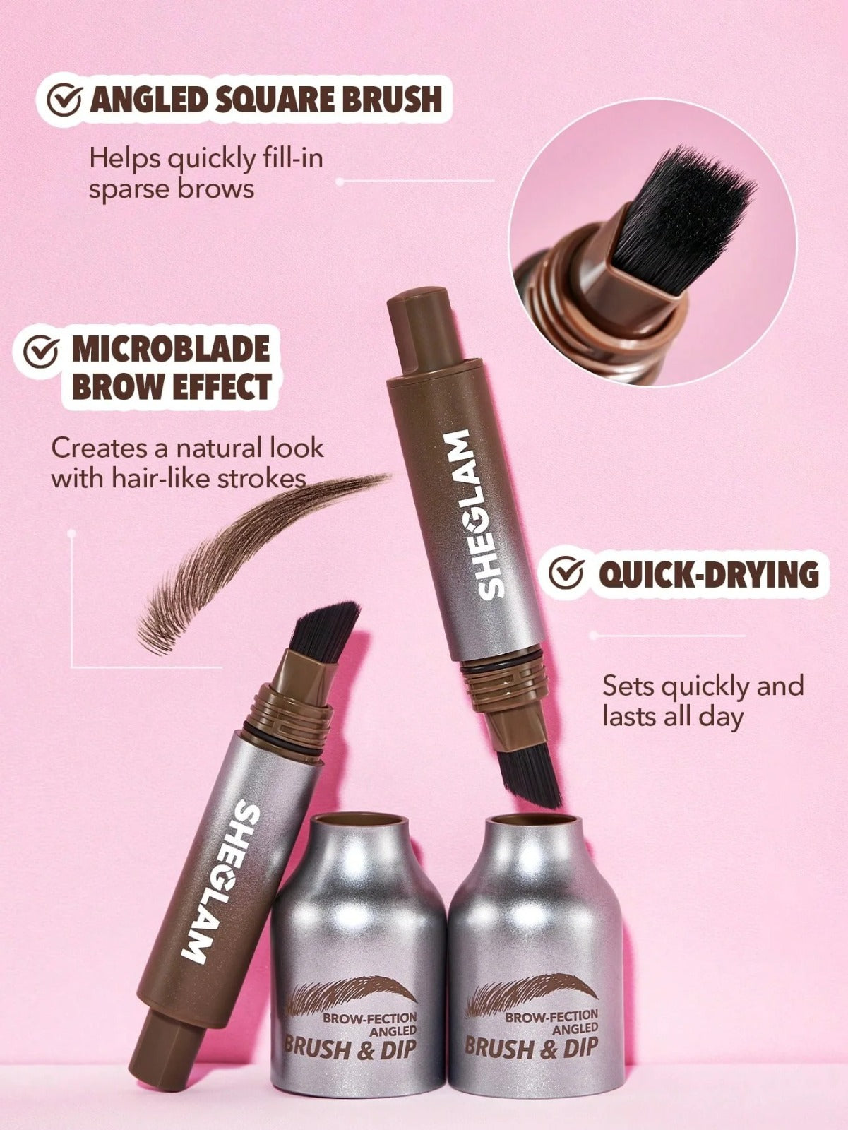 Pincel premium para Cejas - SHEGLAM