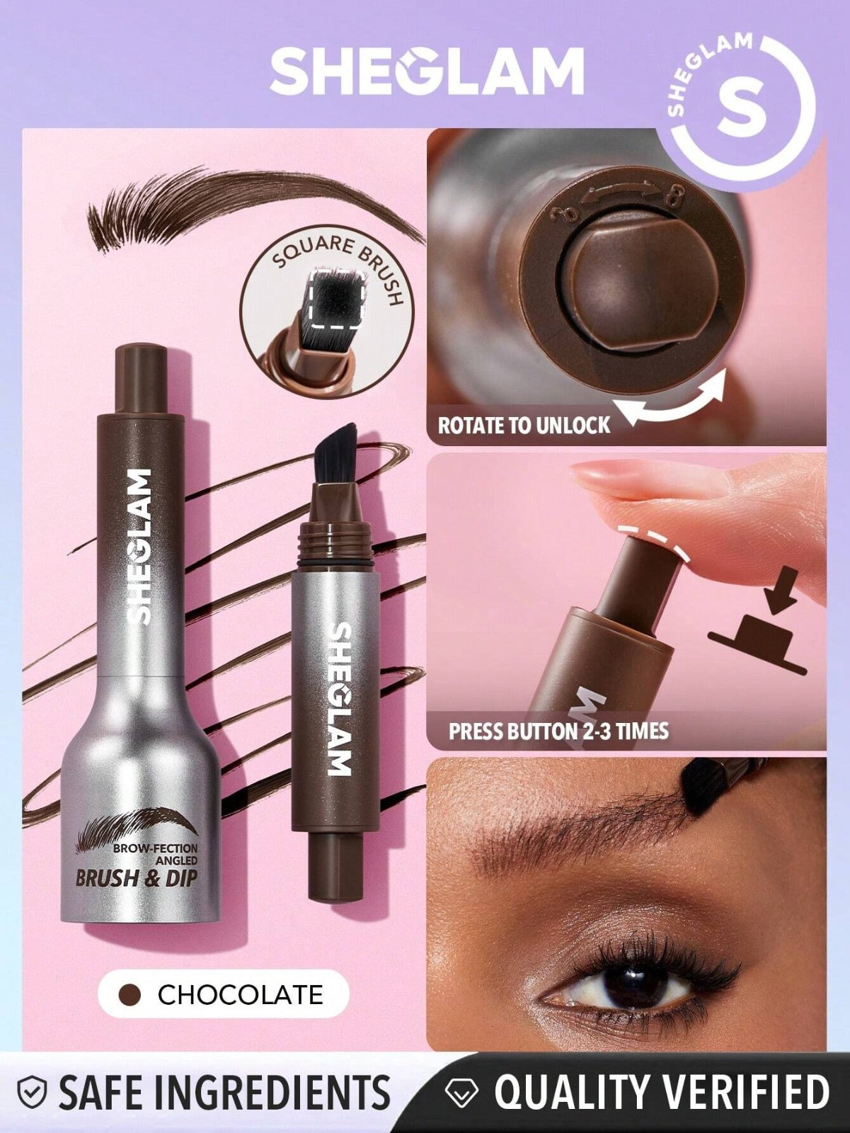 Pincel premium para Cejas - SHEGLAM